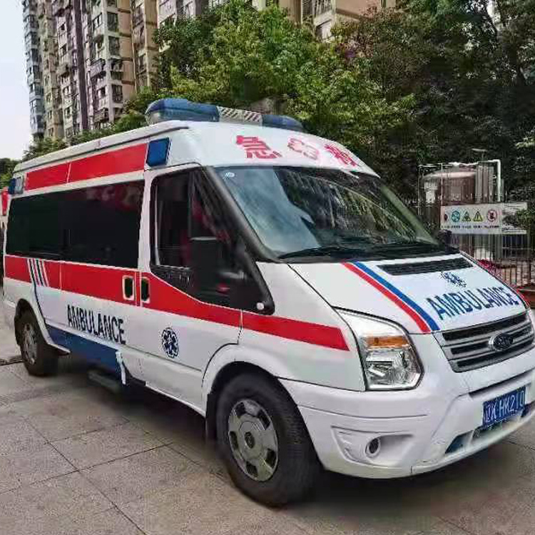 松阳长途救护车护送病人返乡